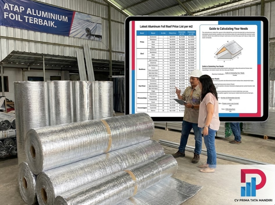 Daftar Harga Aluminium Foil Atap per m2 Terbaru dan Panduan Menghitung Kebutuhannya